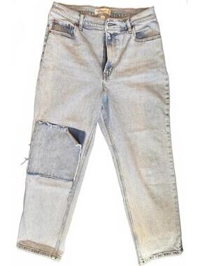 Abercrombie&Fitch|Ankle Straight High Rise Blue Jeans|Curve Love Size 31/12